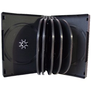 DVD Case 12 Way Black (SINGLE)